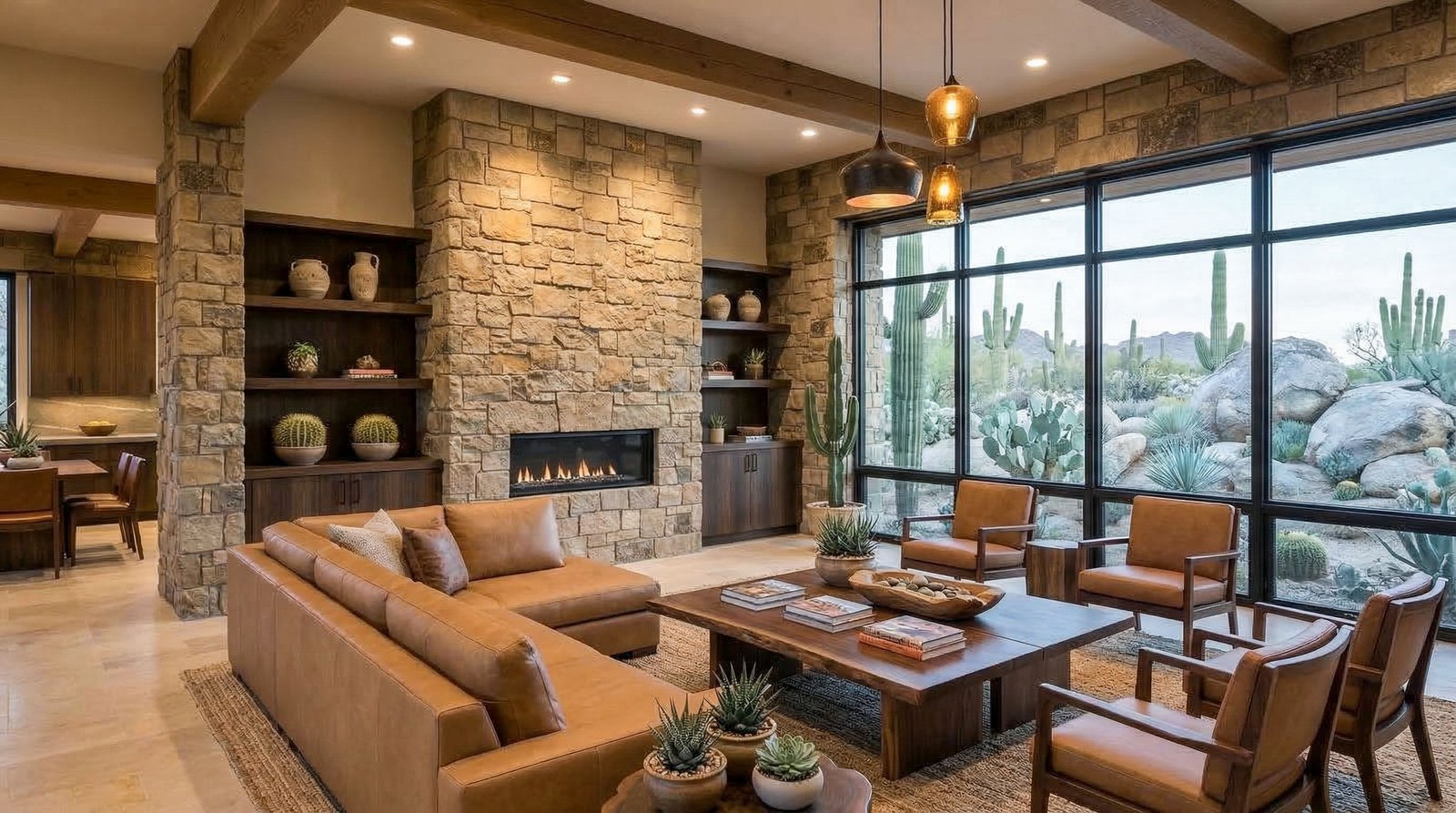 Desert Luxury Retreat Stone