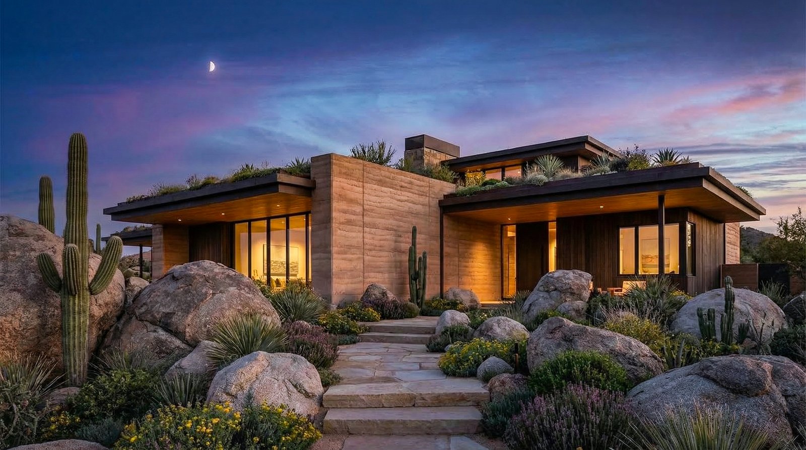 Desert Luxury Retreat Stone